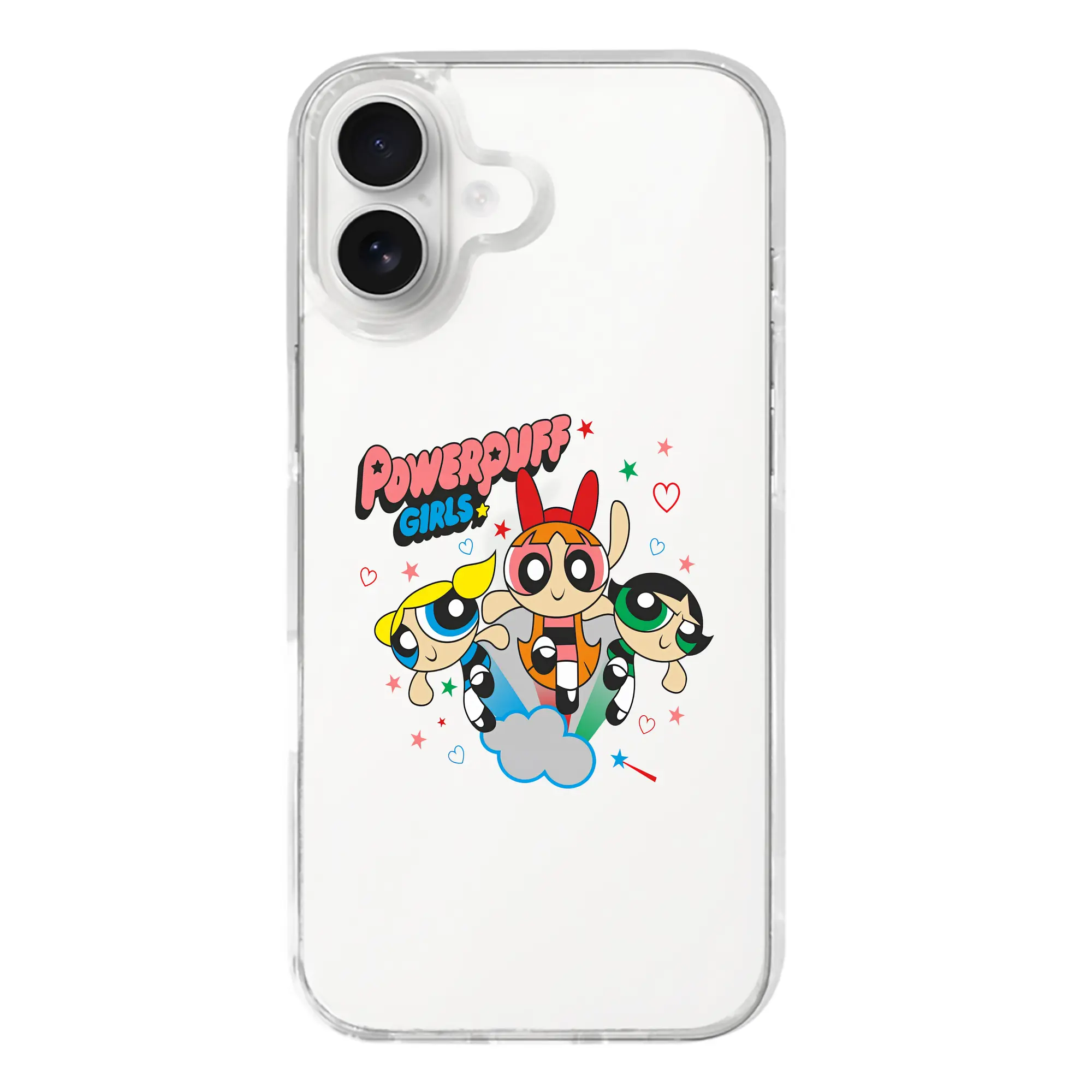 パワパフガールズ グッズ バターカップ - iPhone 17シリーズ 透明スマホケース – 薄型・耐衝撃・精密フィット保護カバー